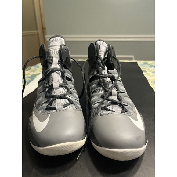 Nike Air Max Stutter Step Basketball Shoes Sneakers Gray Sz 8.5 ~ 599565-007 - Picture 1 of 16